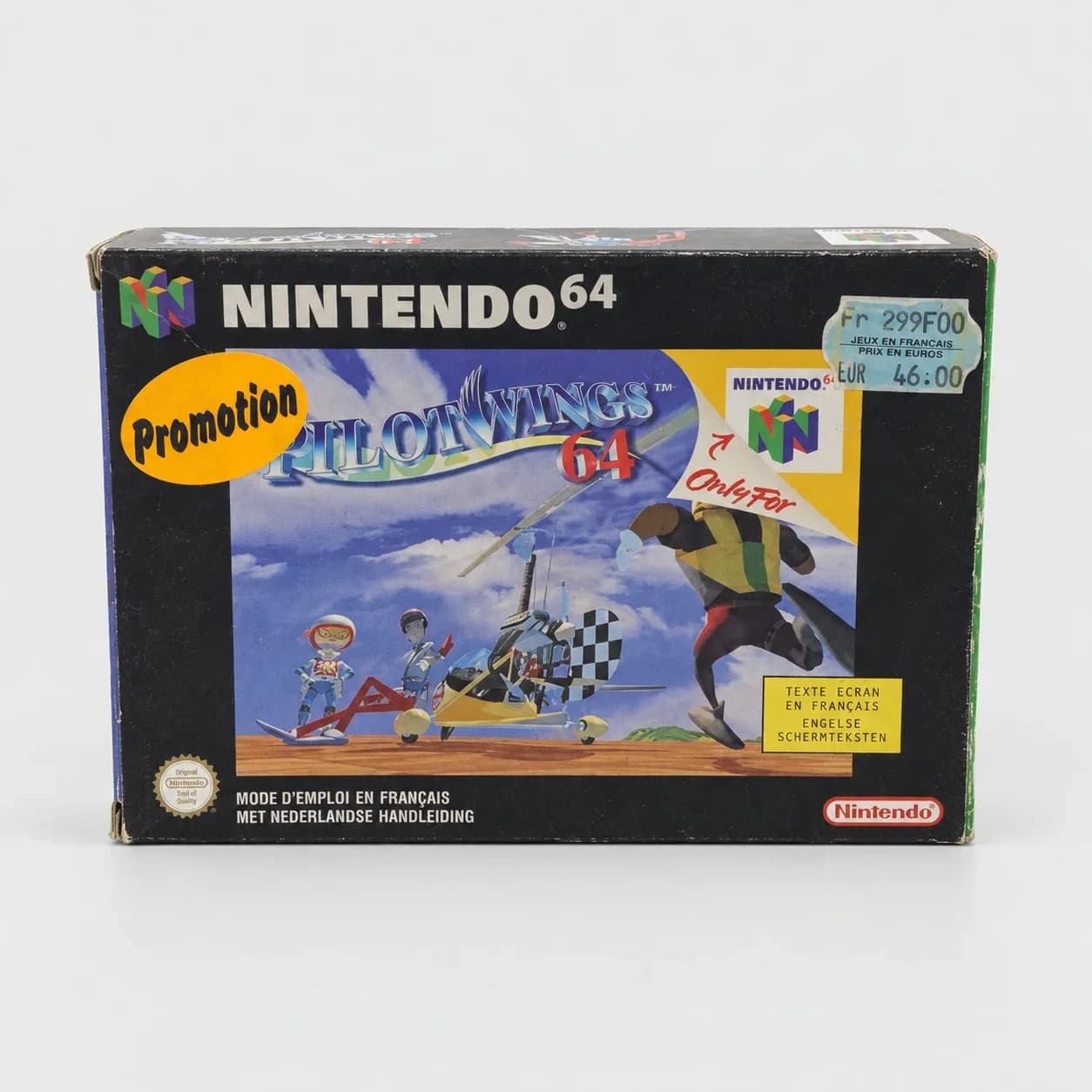 Jeu Nintendo 64 « Pilotwings 64 » en Boîte D'origine – Version PAL (Édition FR/NL)