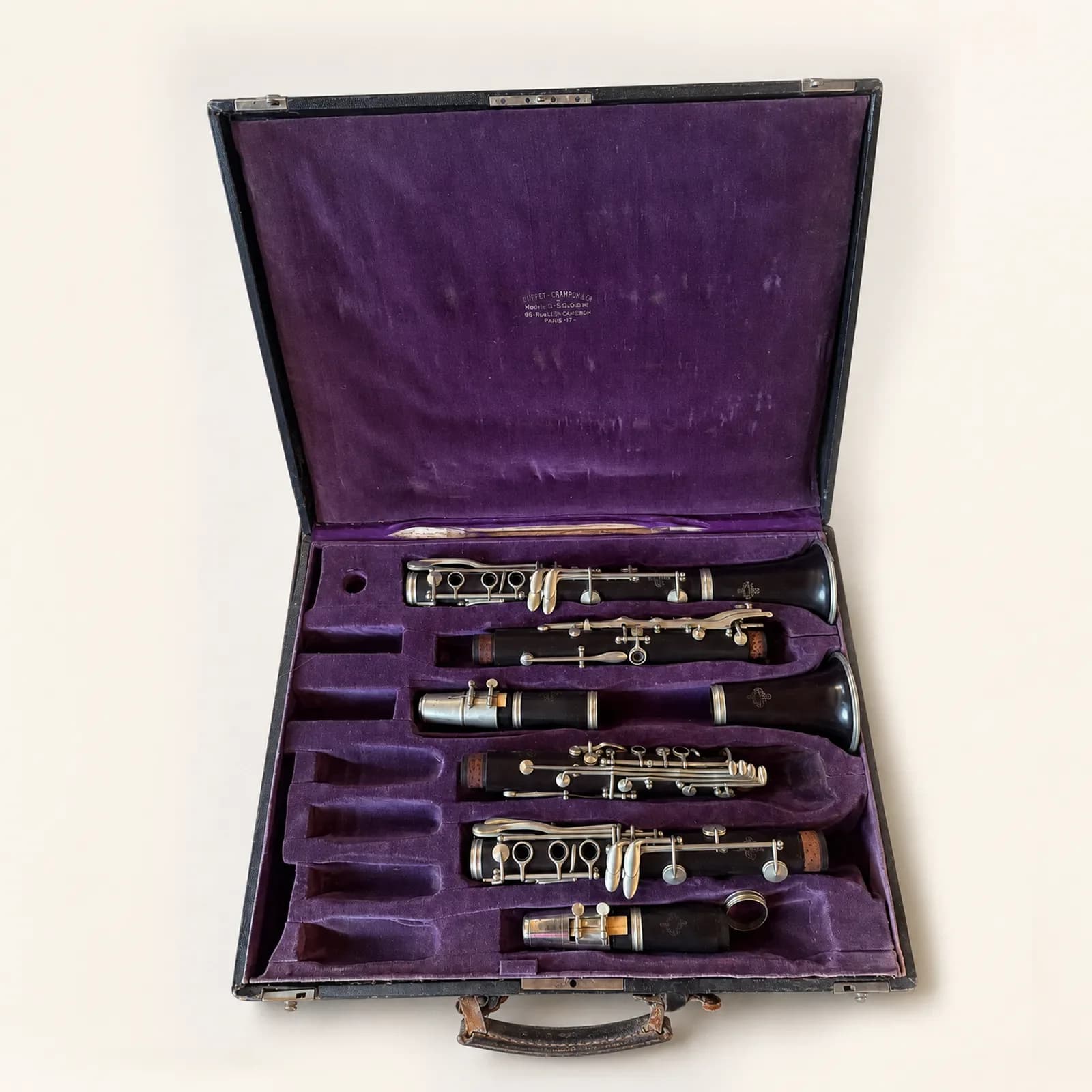 Clarinette Buffet Crampon S.A. Paris – ensemble avec coffret ancien
