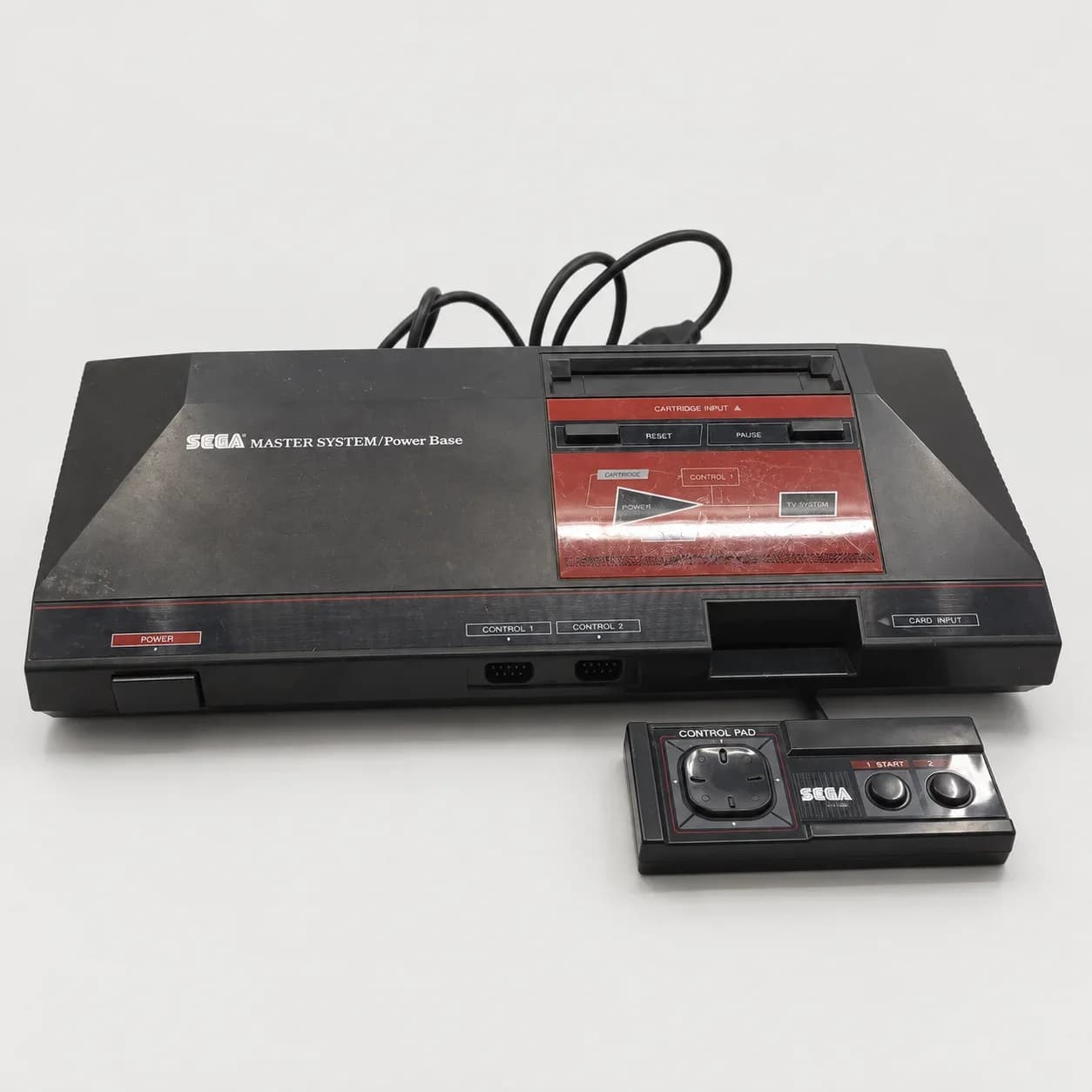 Console Sega Master System (Modèle 1 / Power Base) avec Manette Officielle – Retrogaming