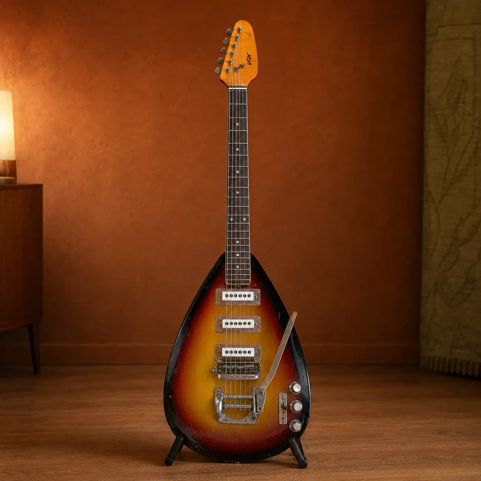 Vox Mark VI “Teardrop” – Made in Italy – années 60