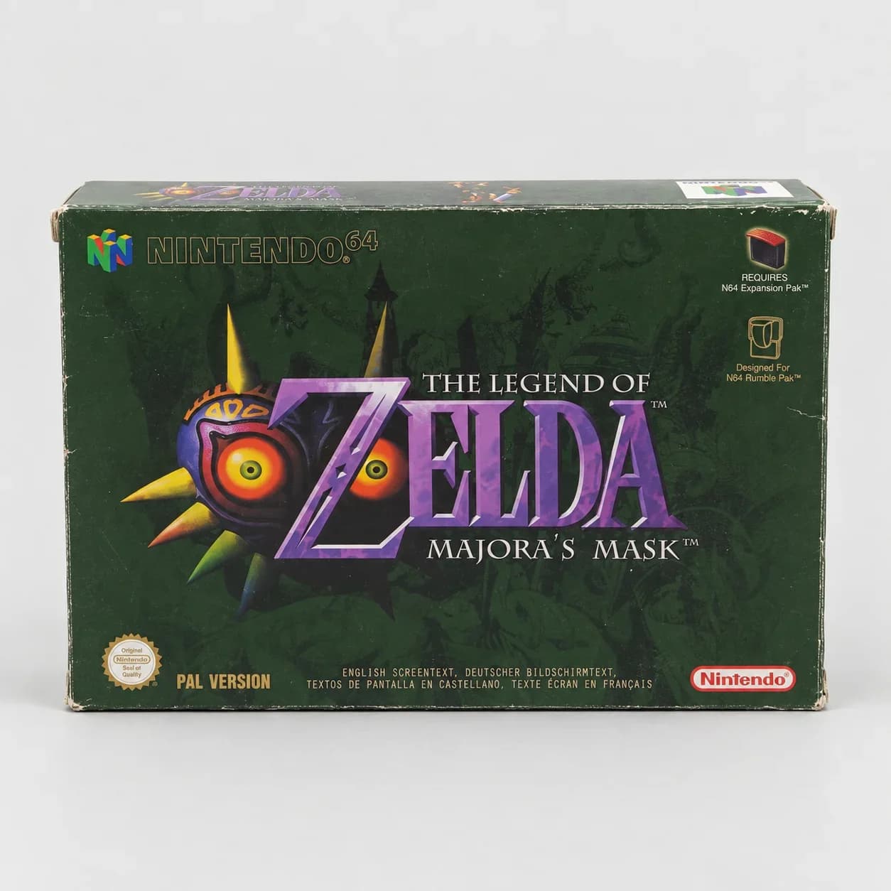 Jeu Nintendo 64 « The Legend of Zelda: Majora's Mask » en Boîte D'origine – Version PAL